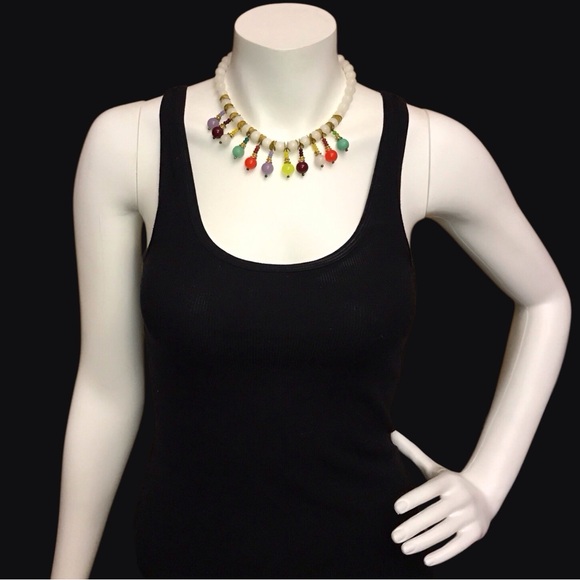 Vintage Semiprecious Varieties Stones Necklace - Picture 3 of 7